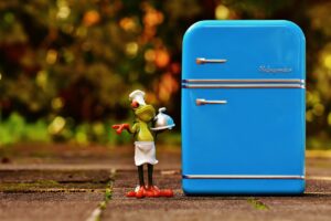frog, cook, refrigerator, blue, figure, fun, frogs, cute, chef hat, stocks, refrigerator, refrigerator, refrigerator, refrigerator, refrigerator